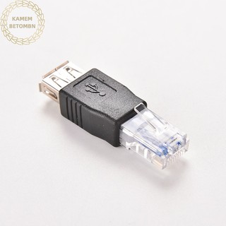 Phích Cắm Chuyển Đổi Mạng lan ethernet rj45 Từ Đầu Cắm Sang Cổng Cắm usb