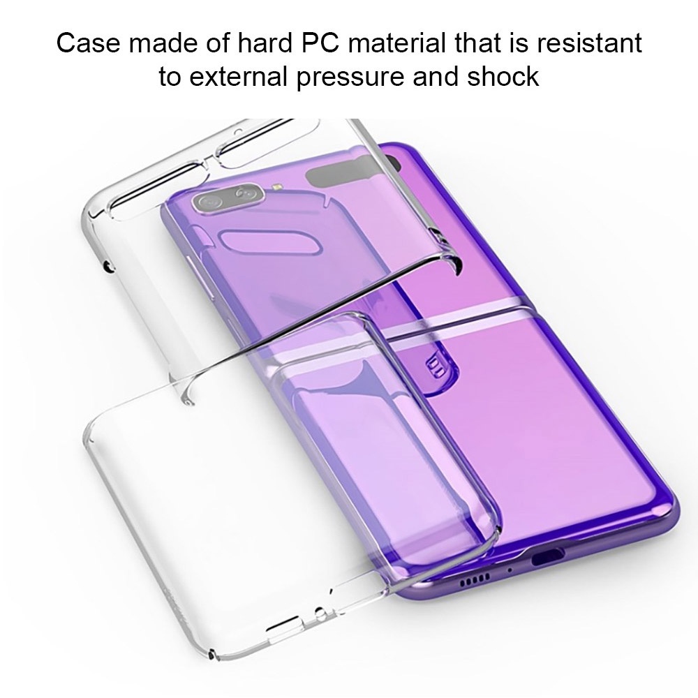 Araree Nukin Case Samsung Galaxy Z-Flip Clear Phone Cover Screen Protector Korea