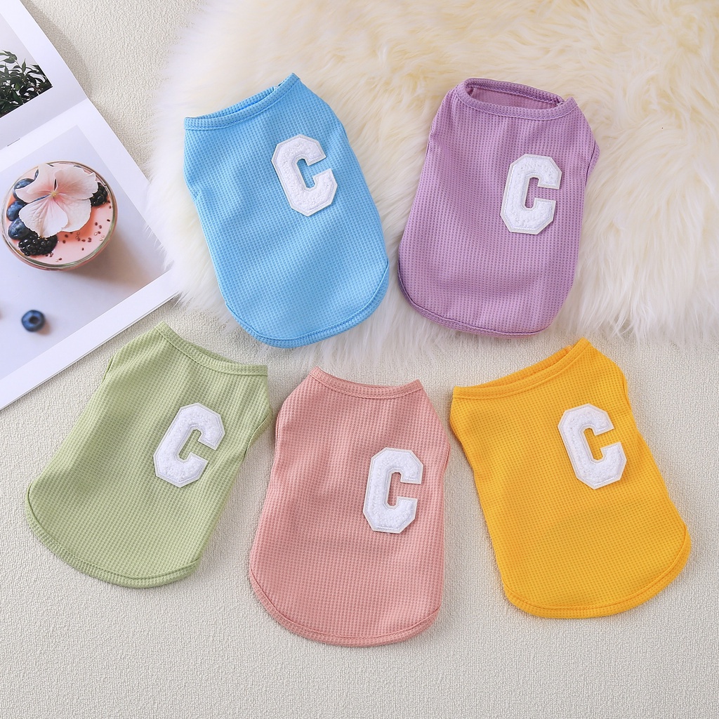 Áo In Chữ Nhiều Màu Sắc Dễ Thương Cho Thú Cưng