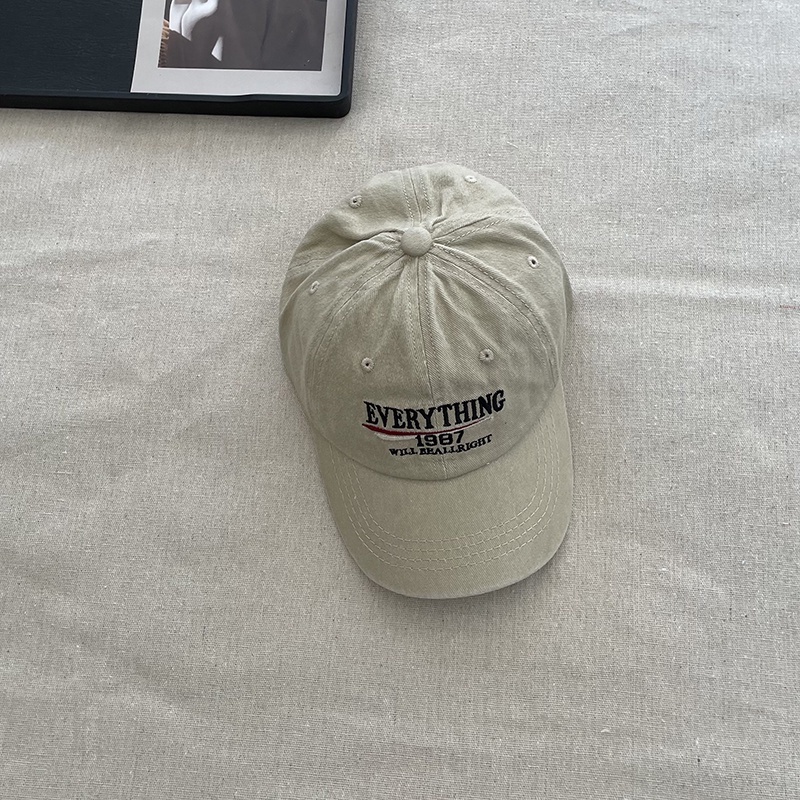 Mũ Lưỡi Trai Thêu Chữ + Số Chất Liệu cotton Cho Bé