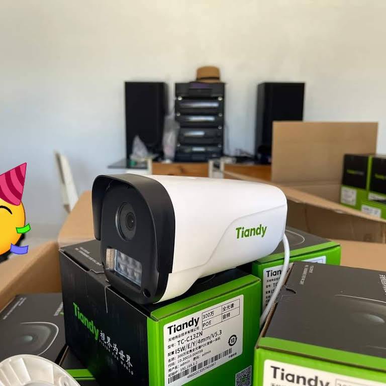 Camera Thân Tiandy TC-C13ZN 3.0MP ,Có MIC, Có PoE, Có LED màu đêm và Hồng Ngoại