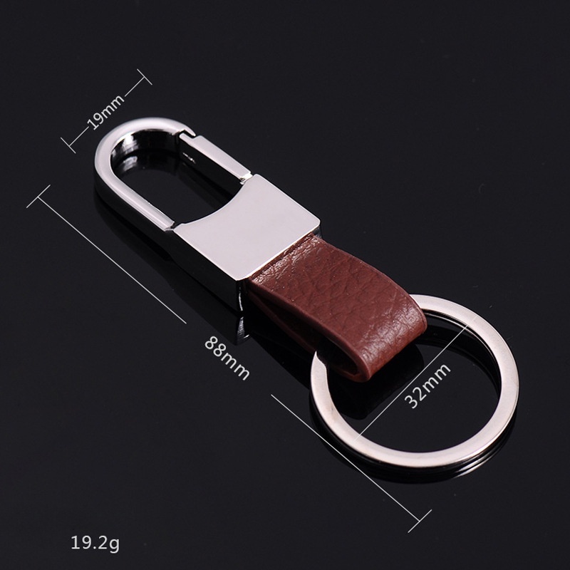 Móc Chìa Khóa Bằng Da Màu Trơn Cho Toyoto Honda Nissan