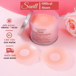 Miếng dán ngực silicon, Hộp 5 Cặp dán ngực siêu dính, tái sử dụng nhiều lần