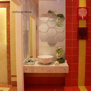 Set 12 miếng dán tường 3d tráng gương trang trí phòng khách