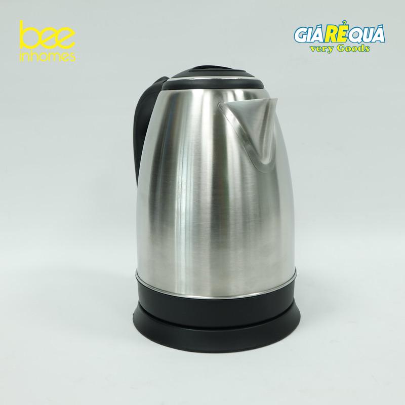 Ấm siêu tốc inox SANAKY 1.8L, bền, giá tốt, chính hãng