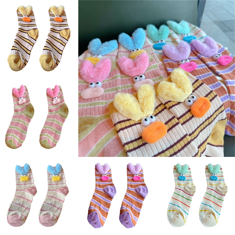 Tất cao cổ vớ cao cổ vải cotton hình con,tất nữ cute,tất cổ cao nữ