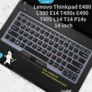 Miếng dán bảo vệ bàn phím bằng silicon cho lenovo thinkpad e480 l390 e14 t490s e490 t495 l14 t14 p14s