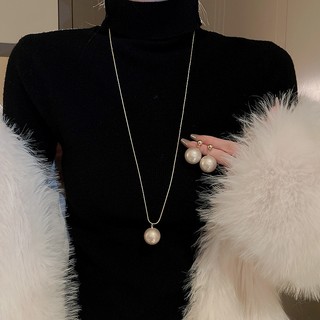 Vòng cổ Mạ Vàng 18K Đính Ngọc Trai Sang Trọng Thời Trang