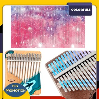 Sticker dán phím đàn piano 21 phím nhiều màu sắc cho người mới bắt đầu mã-l01.vn