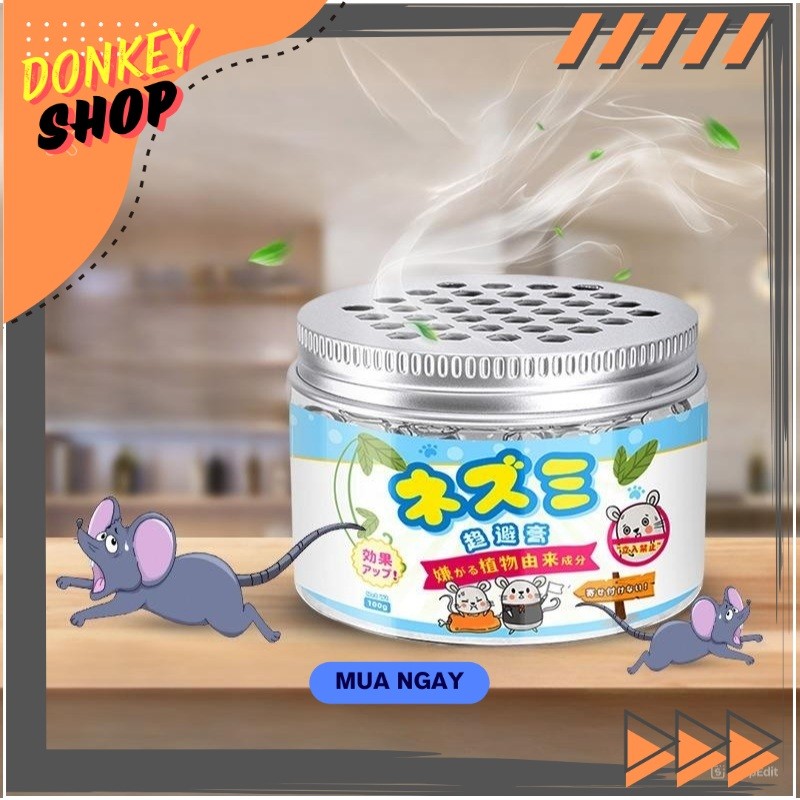 (100g) Sáp Gel Đuổi Chuột An Toàn Hiệu Quả, Không Độc Hại DONKEY99
