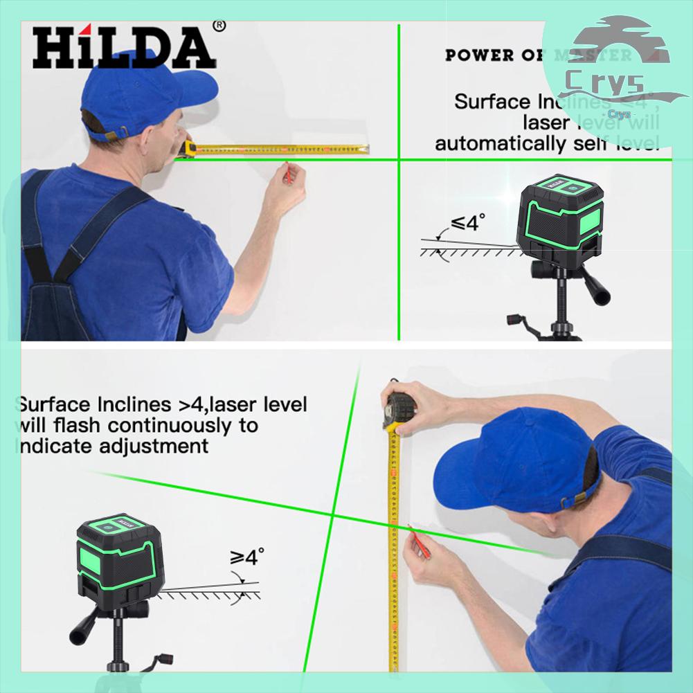 Máy Đo Mức laser 2 Tia Xanh Lá