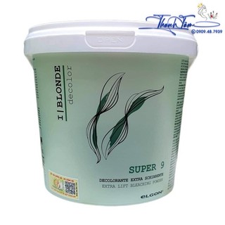 Bột tẩy tóc siêu nhanh nâng Sáng Màu Tóc Lên Đến 9 Cấp Độ Elgon Super 9 Extra Lift Bleaching Powder 500gr