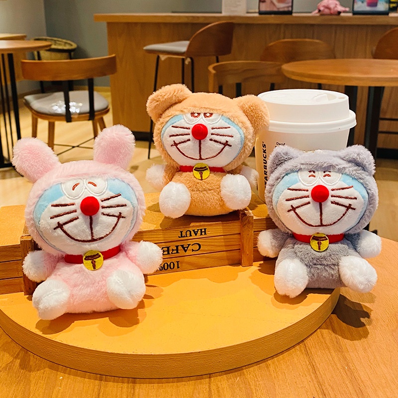 Hoạt Hình Móc Khóa Hình doraemon Nhồi Bông Đáng Yêu