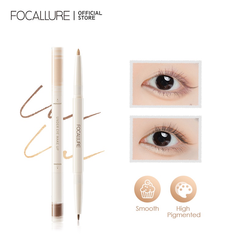 Bút gel kẻ mắt Eyeliner - bọng mắt 2in1 Focallure