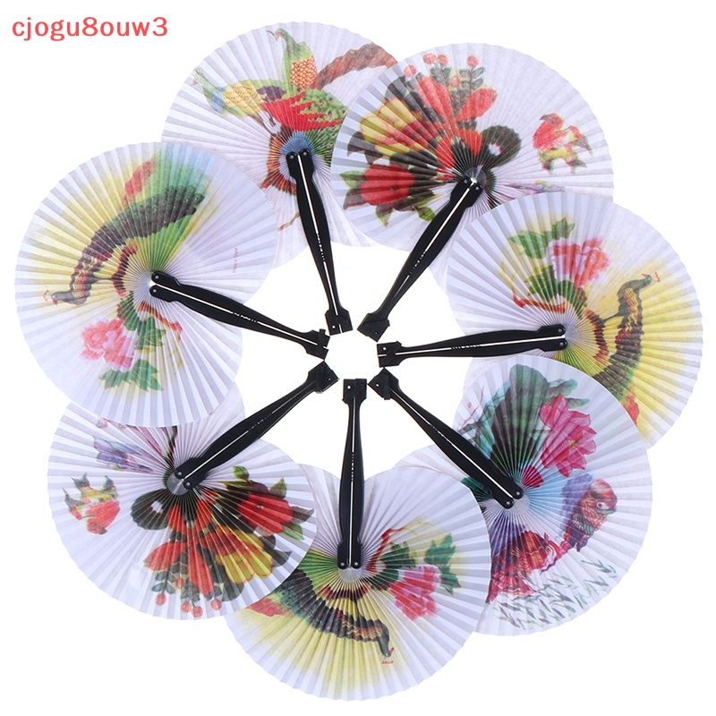 OOO mùa hè cầm tay Fan Trung Quốc gấp tay Fan in giấy trang trí quà tặng
UU