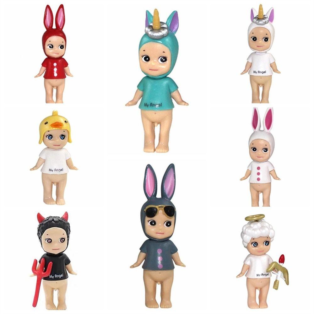 Mmluck hippers Đồ Chơi Mô Hình Thỏ sonny angel anime Bằng pvc Dễ Thương Làm Quà Tặng Sinh Nhật Cho Bé