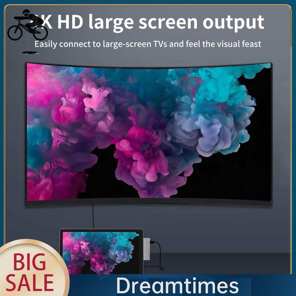 Bộ Chia Cổng usb 3.0 tf hdmi 4k dreamtimes1.vn Cho surface pro 6 pro 5 pro 4 hub