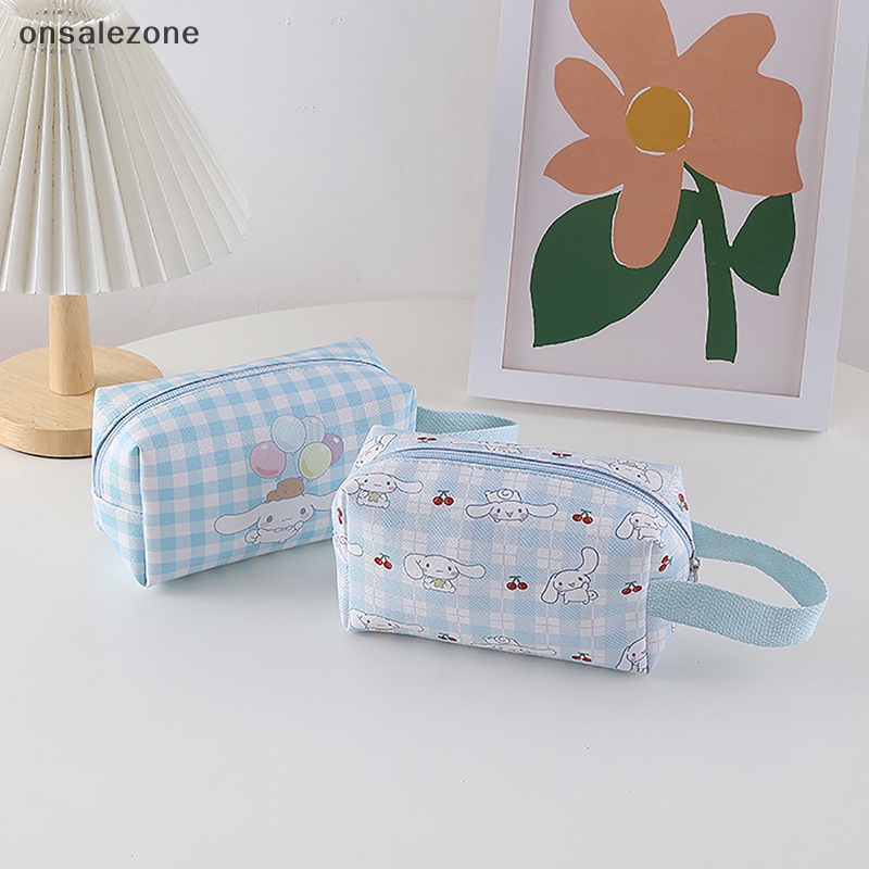 SANRIO Onsale Túi Đựng Bút Chì Sức Chứa Lớn Họa Tiết Hoạt Hình cinnamoroll Đáng Yêu Cho Học Sinh Mới