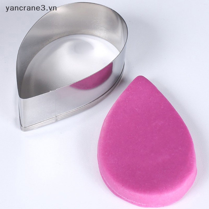 Bộ 7 Khuôn Cắt Bánh Quy Bằng Thép Không Gỉ Hình Cánh Hoa Hồng yancrane3.vn