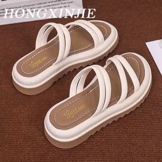 HONGXINJIE dép sandal nữ dép đi biển dép đế cao Thoải Mái Xinh Xắn  B98G1UE 36Z230904