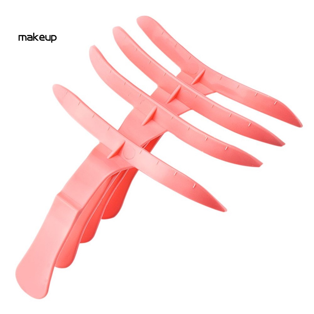Set 4 Thước Kẻ Lông Mày Đầu Phẳng Chuyên Dụng Cho Trang Điểm
