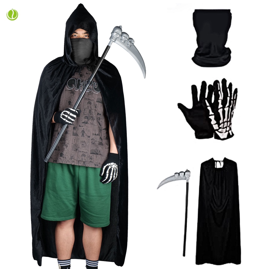 Nhân Vật yu yu yu Trong Phim Hoạt Hình Nhật Bản ▶ Bộ Trang Phục halloween Hoàn Hảo Bao Gồm Găng Tay, Mặt Nạ, Áo Choàng, Đạo Cụ Vũ Khí: Vải polyester (Có Thể Giặt Máy)