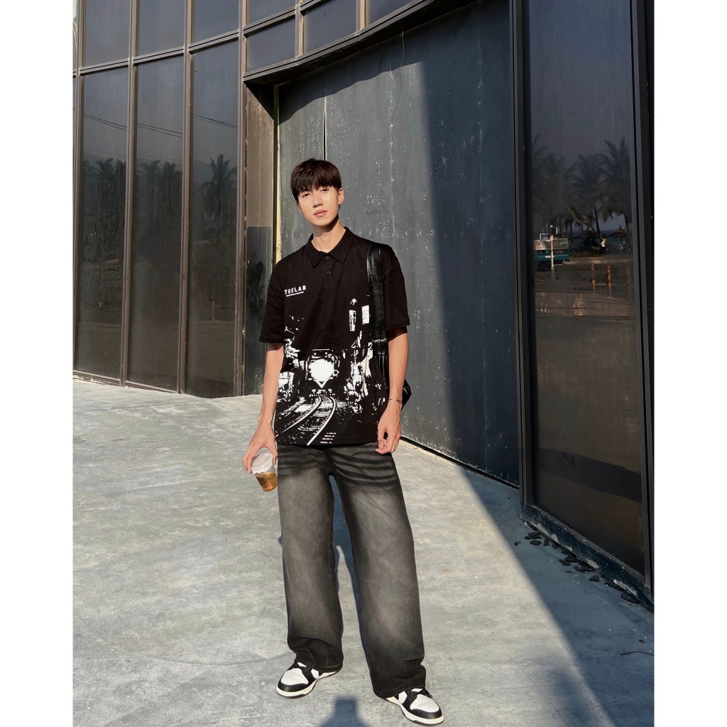 Áo Polo  Unisex Graphic Hanoi Famous AP031