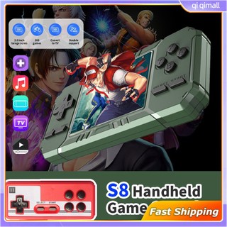 [COD] S8 Game Cầm Tay Retro Hoài Mini Trẻ Em Dual-máy Xây Dựng-năm 520 Trận Chiến Bỏ Túi Tv Máy Game [thư Nhĩ Cáp]]