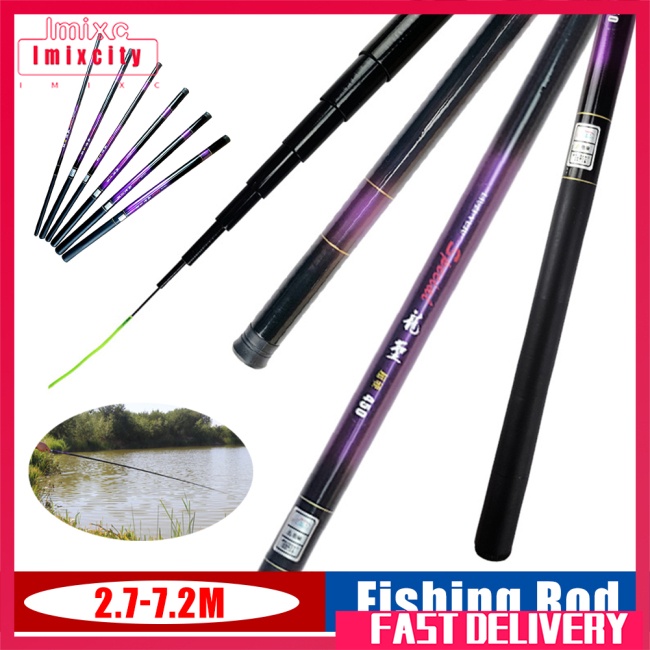 Imixcity Cần Câu Cá Tay Cầm Bằng Sợi Thủy Tinh