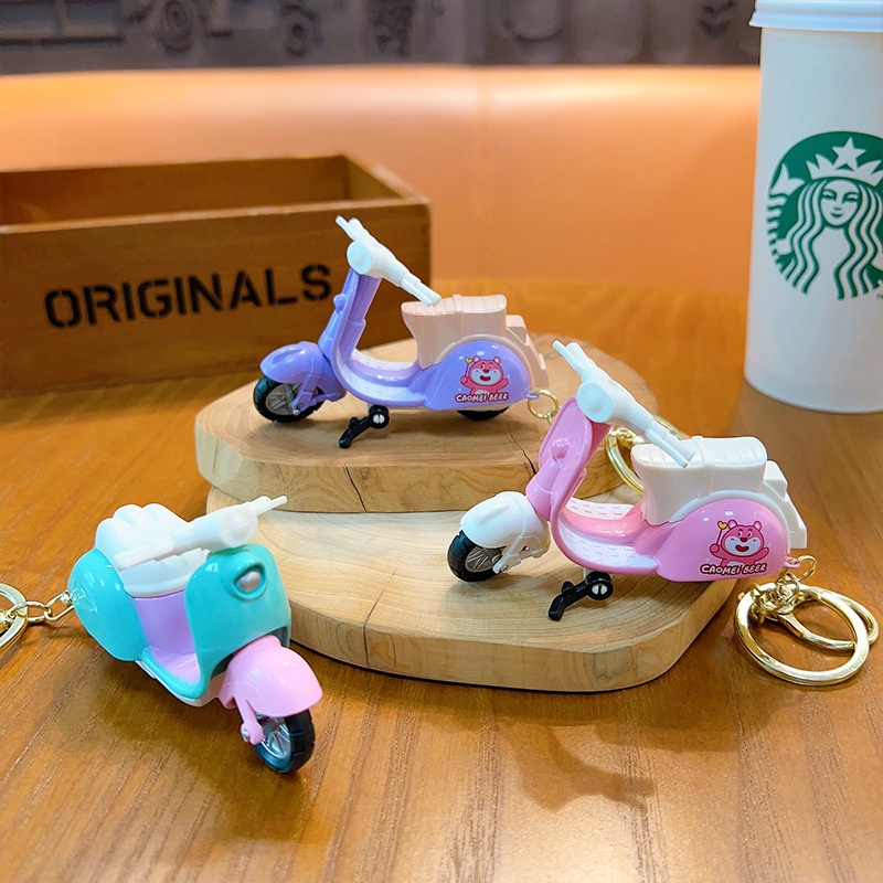 Móc Khóa Xe Hơi / Chìa Khóa Bằng Hợp Kim Họa Tiết Hoạt Hình Sáng Tạo