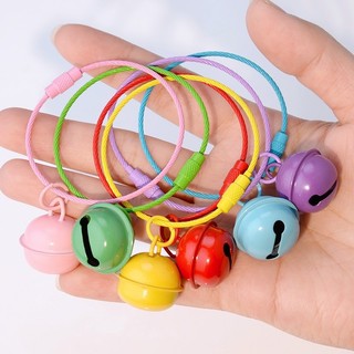 Móc khóa vòng chuông nhiều màu (Vòng 5cm, Chuông 2cm)