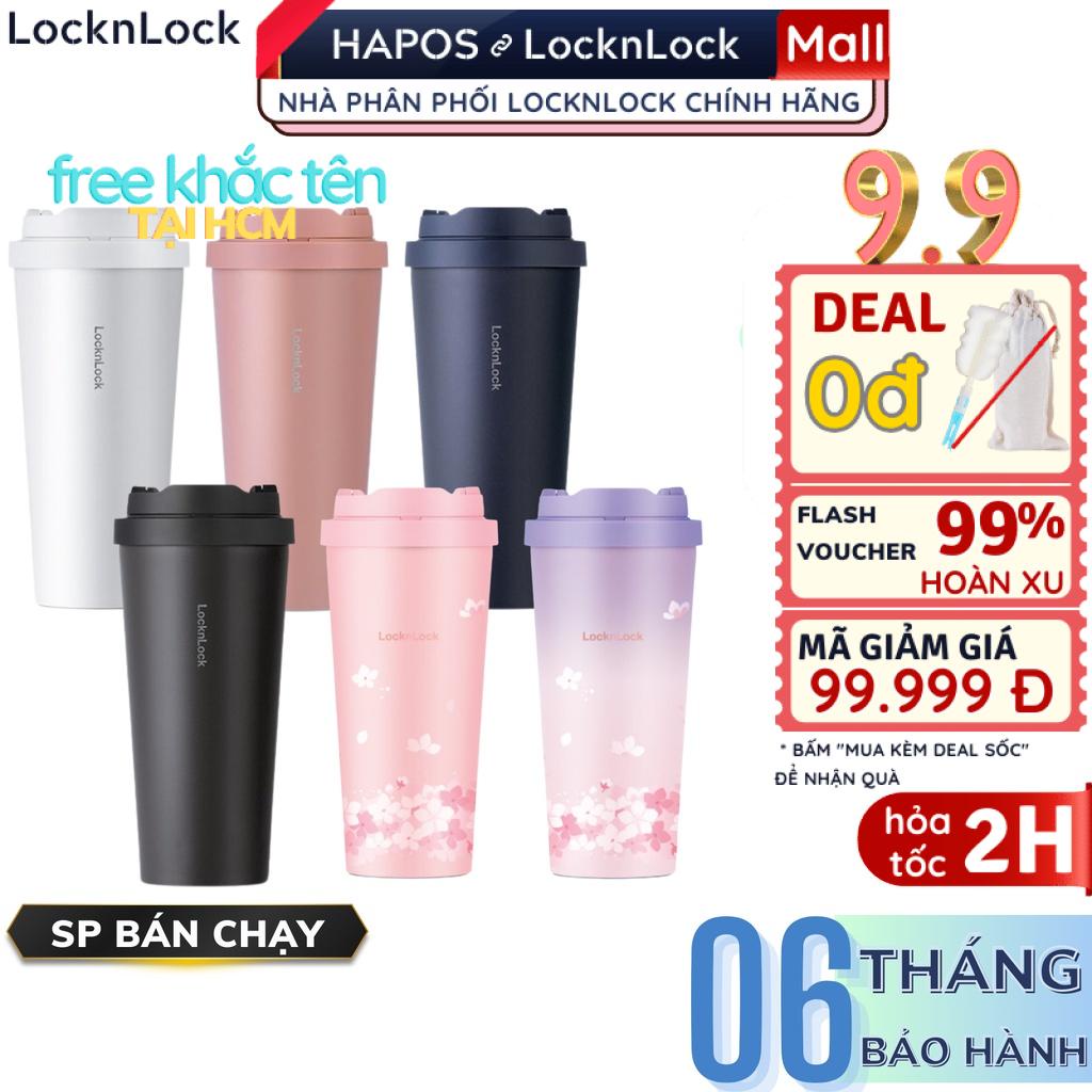 Ly giữ nhiệt LocknLock 550ml LHC3249 và Bộ phụ kiện, Free Khắc Tên - Chính Hãng - HAPOS MALL OFFICIAL