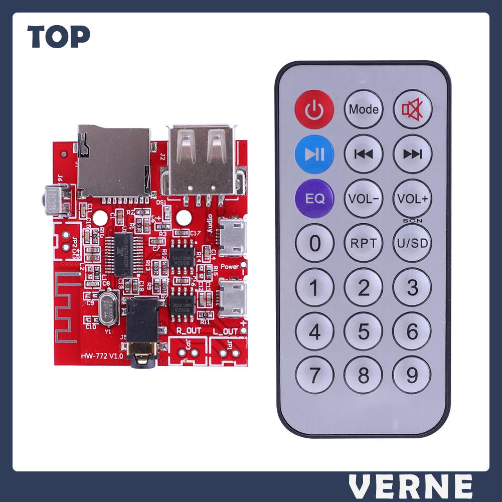 Bảng Mạch Khuếch Đại Âm Thanh 3w bluetooth 4.1 mp3 Cho Xe Hơi