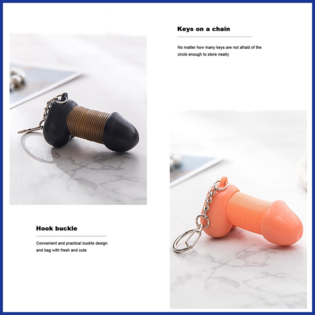 Móc Chìa Khóa Có Thể Kéo Dài Co Giãn Hình Chân Gà Trống Người Đàn Ông Cung Quà Tặng Túi Xách Aavn Aavn