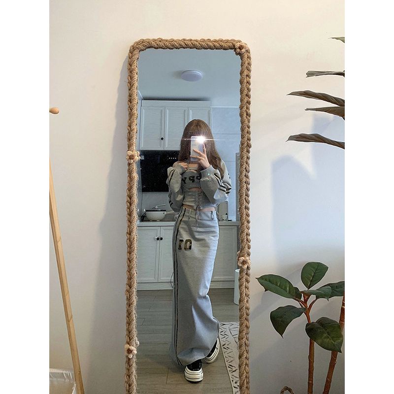Bộ Áo Hai Dây + Chân Váy Phong Cách Mới 2023 + Áo Khoác Cardigan Màu Xám + Áo Sơ Mi Thuần Khiết rshv