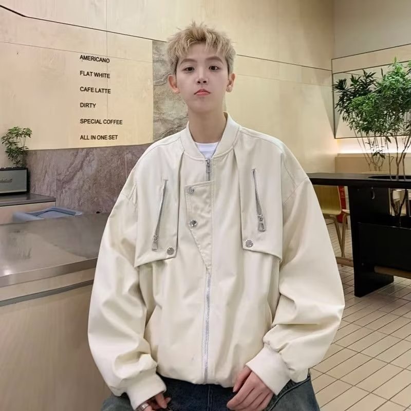 YOUTANG Áo Khoác Bóng Chày Phong Cách Đường Phố Mỹ Thời Trang Mùa Thu Cho Nam Và Nữ