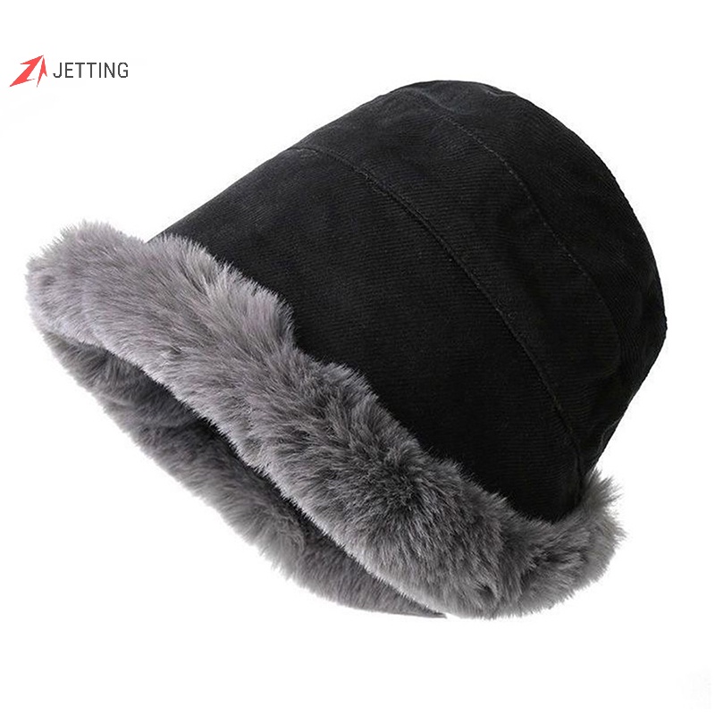 Mũ bucket Lông Xù Mềm Mại Ấm Áp Thời Trang Thu Đông 2023 Cho Nữ