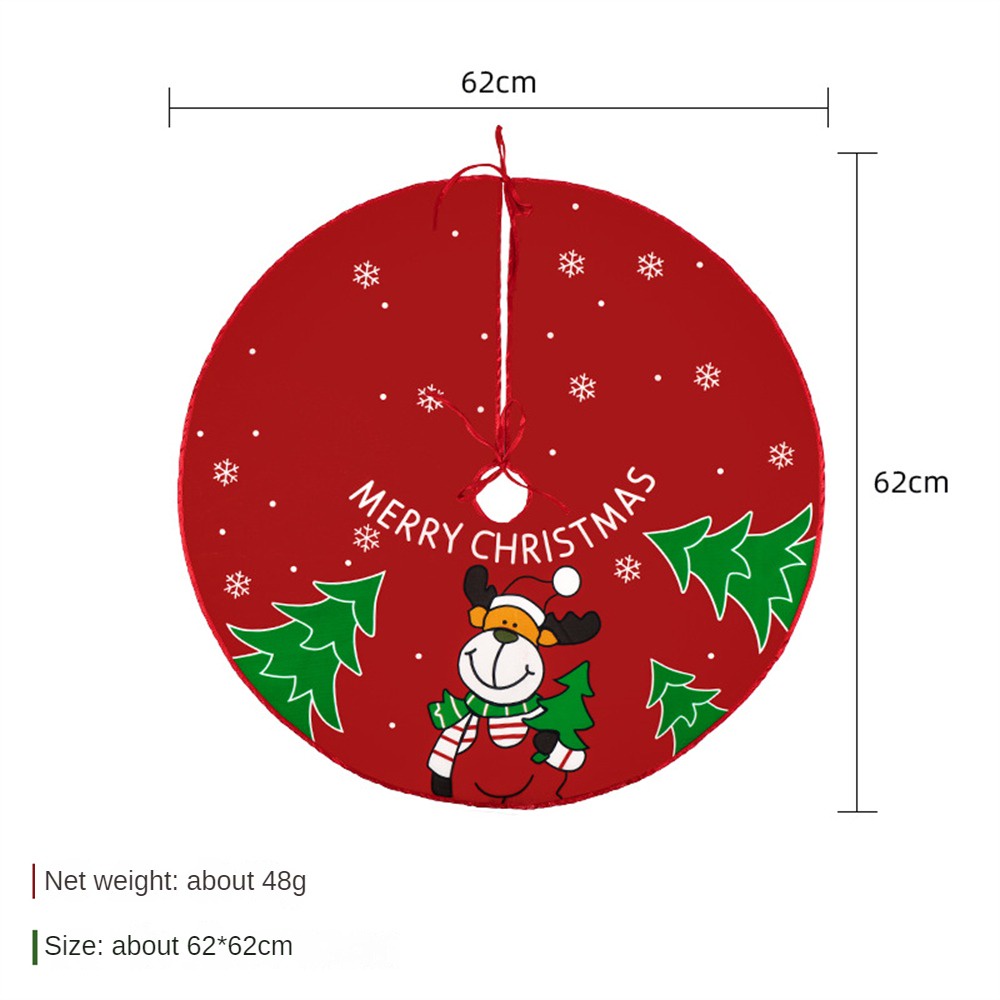 2024 Váy Cây Thông Giáng Sinh Mới Sáng Tạo In Tinh Tế Đáy Cây Trang Trí Đồ Dùng Giáng Sinh Đồ Trang Trí Cây Thông Giáng Sinh