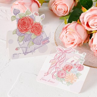 [Valentine's Day Card] BST Thiệp Hoa Chúc Mừng Ngày Valentine, Ngày Của Mẹ Size 136*98mm | Bán Sỉ Lẻ VPP SÁNG TẠO TTC