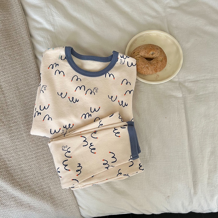 Bộ Quần Áo Ngủ Dài Tay Thu Đông Ambbkids Kích Thước  Mới Nhất Cho Bé Trai Bé Gái