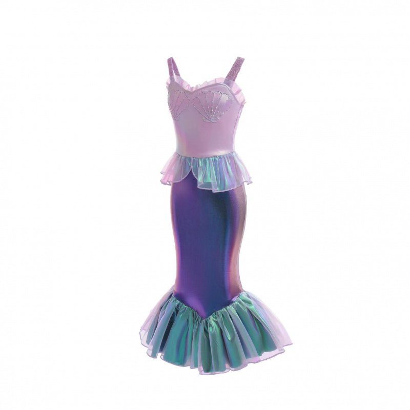Đầm Công Chúa Nàng Tiên Cá Hóa Trang Halloween Cho Bé Gái