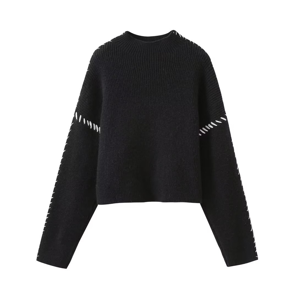 Áo sweater Mùa Thu Hai Dây Phong Cách Mới Kiểu Lười Cho Nữ
