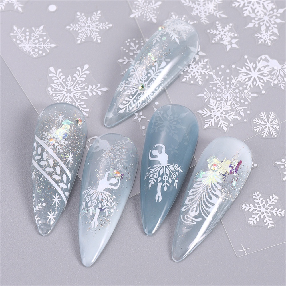 ✔candy Nail Art Giáng Sinh Long Lanh Vàng Nail Sticker Ins Style Áo Len Mùa Đông Bông Tuyết Dính Sticker Trang Trí Móng Tay Làm Móng Tay Cho Cửa Hàng Nail Candygirla.vn
