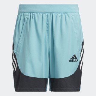 adidas Tập luyện Quần short Slim 3 Sọc AEROREADY Nam Ngọc lam H16873