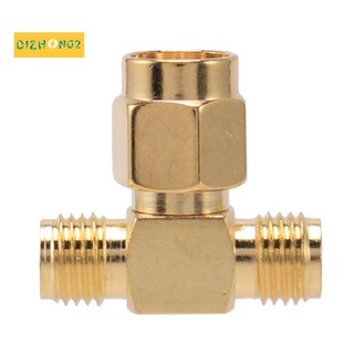 Đầu chia 3 cổng sma đực sang hai sma cái mới