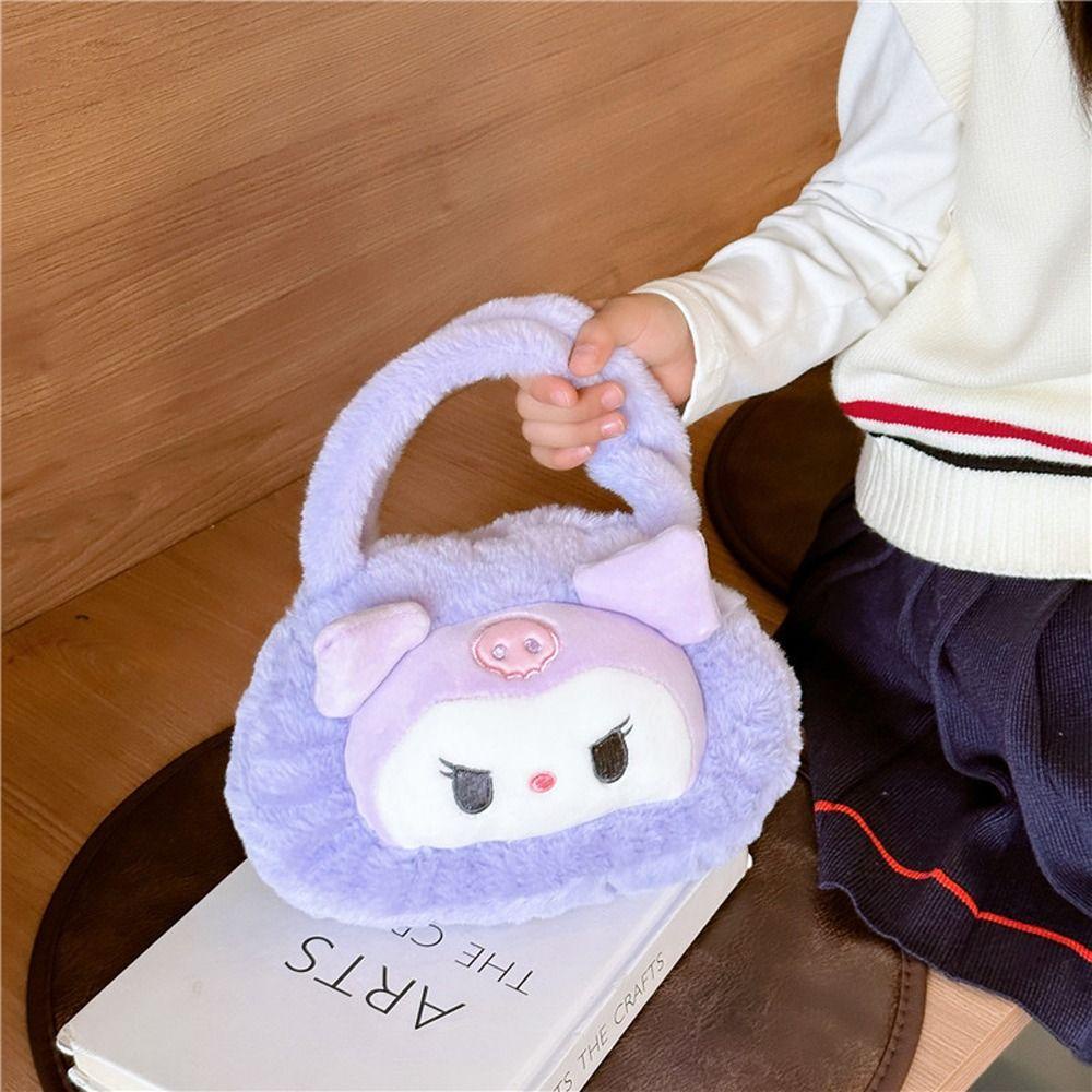Shanhai Túi tote Đeo Vai Cỡ Lớn Hình Gấu / Dâu Tây / Người Ngoài Hành Tinh Nhồi Bông Dễ Thương