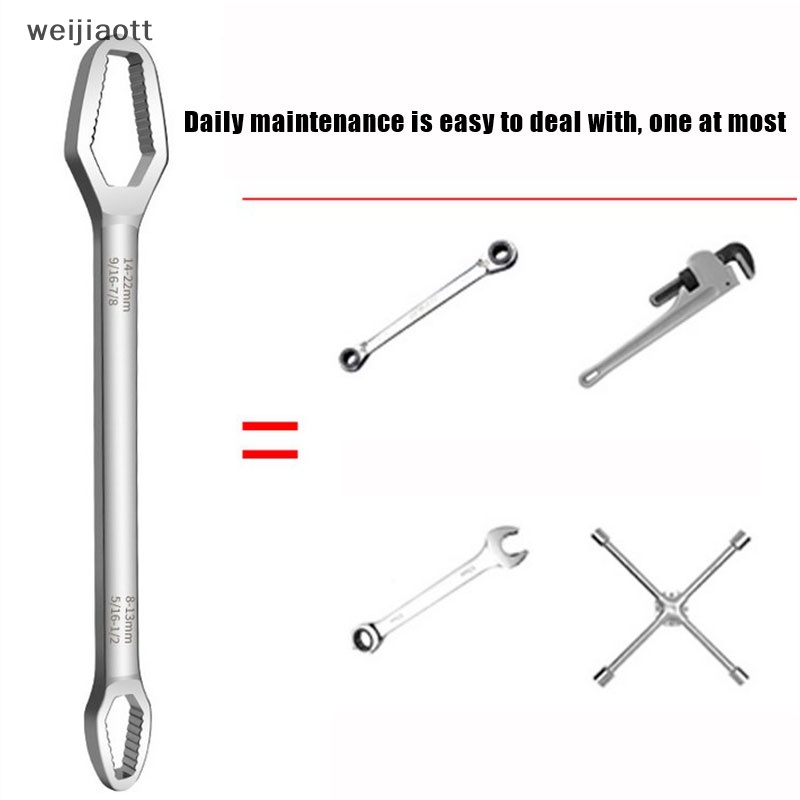 Cờ Lê Hai Đầu Đa Năng 8mm-22mm Tự Đóng Mở weijiaott