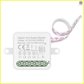 4CH Zigbee Mini Smart Switch - Control Switch for Smart Home Automation