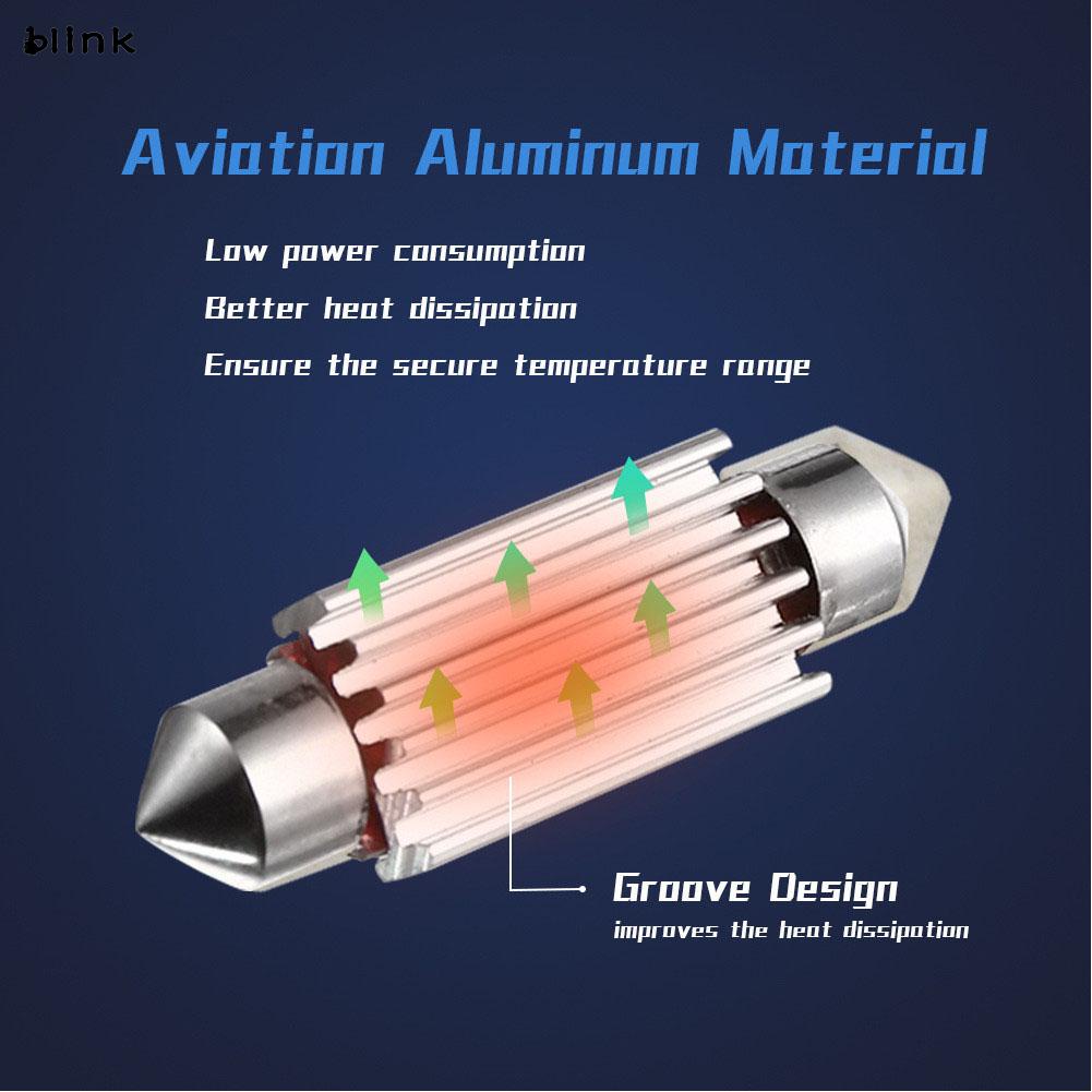 Bóng Đèn led c5w 6500k 180lm 6500k Siêu Sáng 4014 Chuyên Dụng Cho Xe Hơi