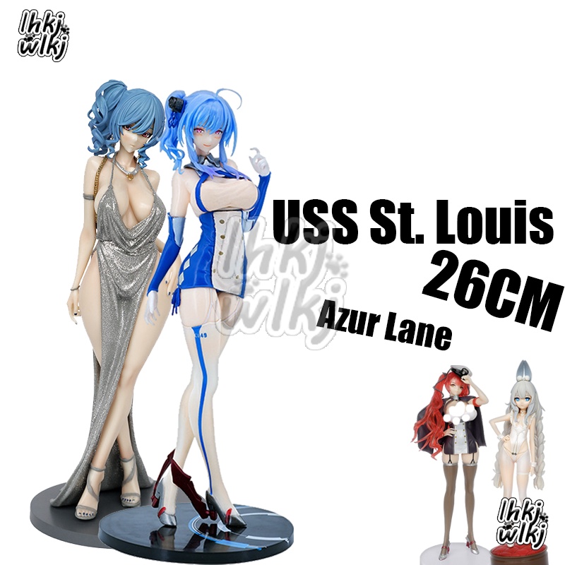 Mô Hình Đồ Chơi Nhân Vật azur lane game uss st 26cm Louis uss honolulu ijn takao mnf le malin Mặc Đồ Bơi